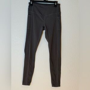 Gaiam Gray High-Waisted Women’s Size M Leggings